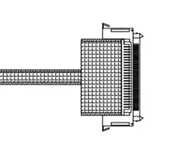 JAE FI cable assembly with ferrite core EMI suppression solution