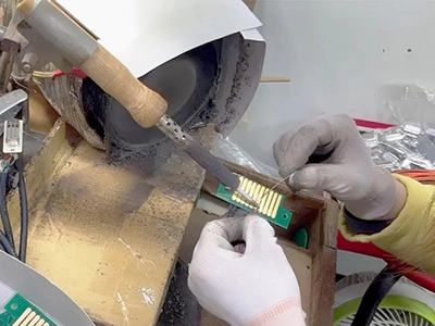 Soldering process for cable assembly and wire harness components