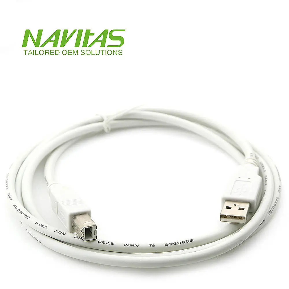 USB Cable Hard Drive 3.0 Type A to Type B Custom Cable Assembly