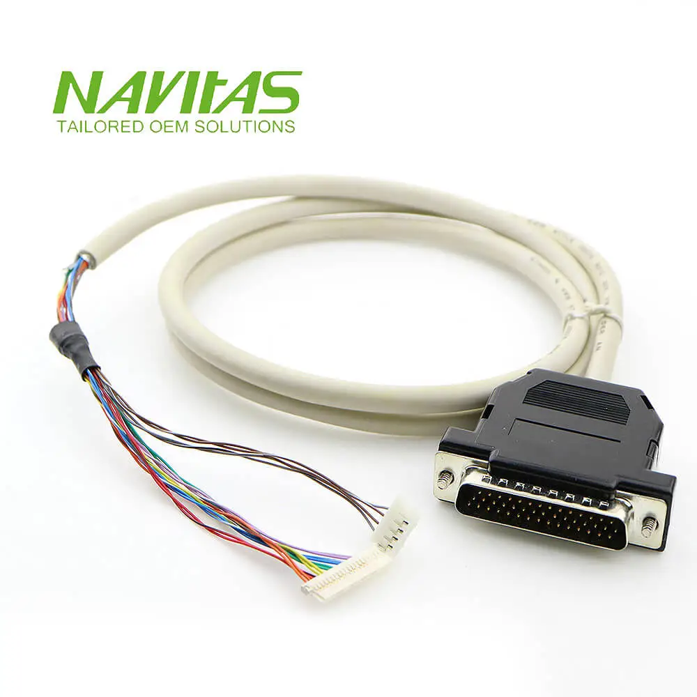 HD D Sub 44 Female Socket Cable Assembly