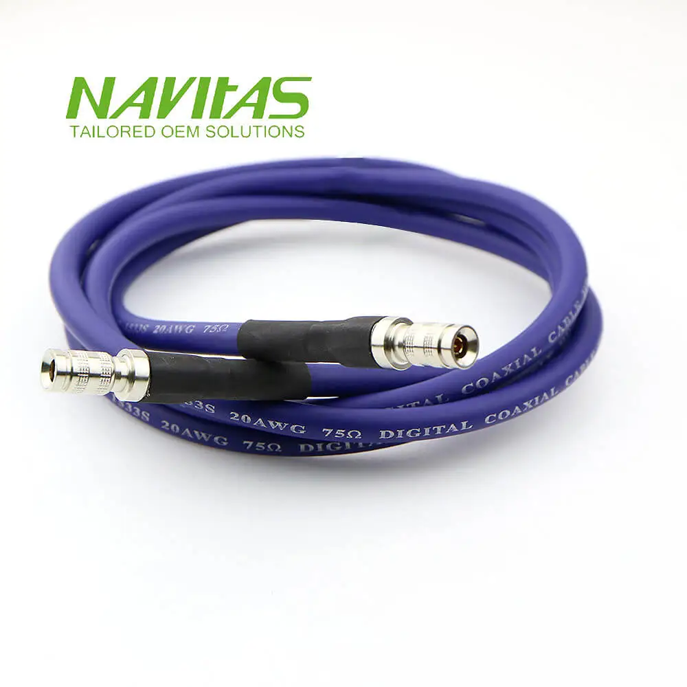 MD8P 8 Pin Din DC Jack Over mold Type Wire Harness