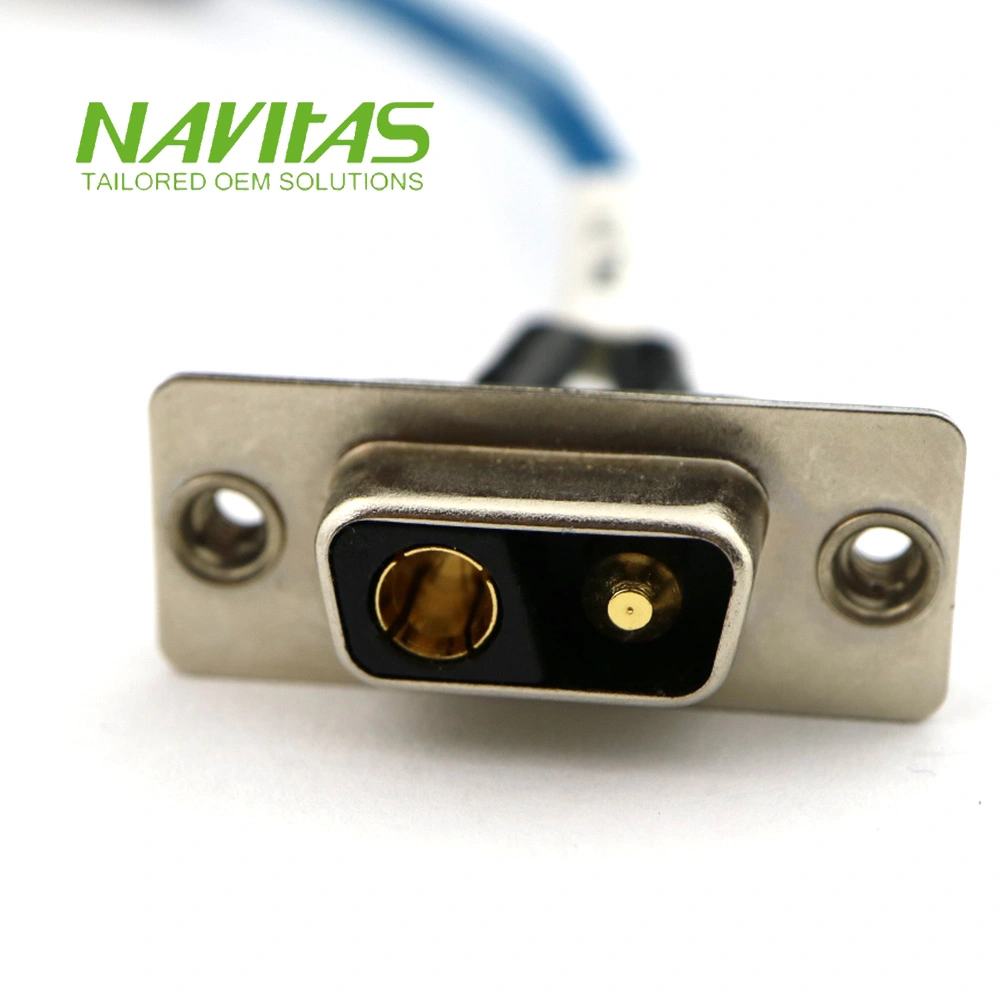 D-Sub 2W2C UL94V-0 Cable Assembly