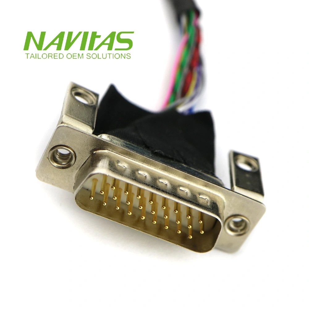 D-Sub 26 Pin Male Gold Plug Cable Assembly