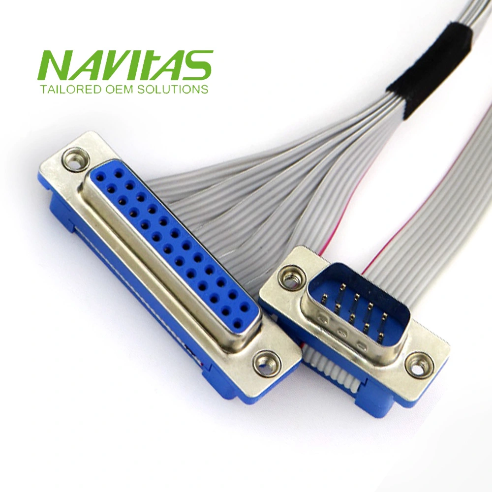 D-SUB 25 pin Ribbon Flat Wire Cable Assembly