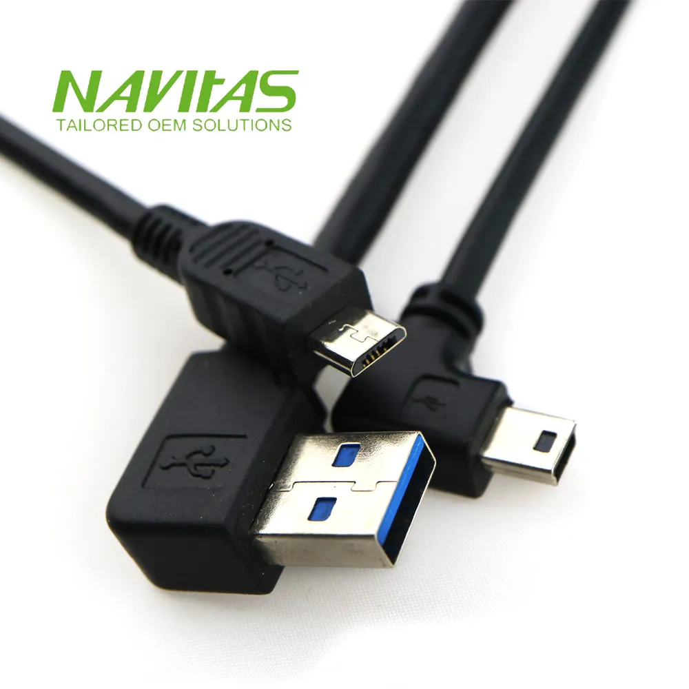 Mini Micro USB Male A 3.0 Cable Assembly