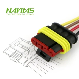 Automotive cable assembly for EV ECU sensor and rugged vehicle applications