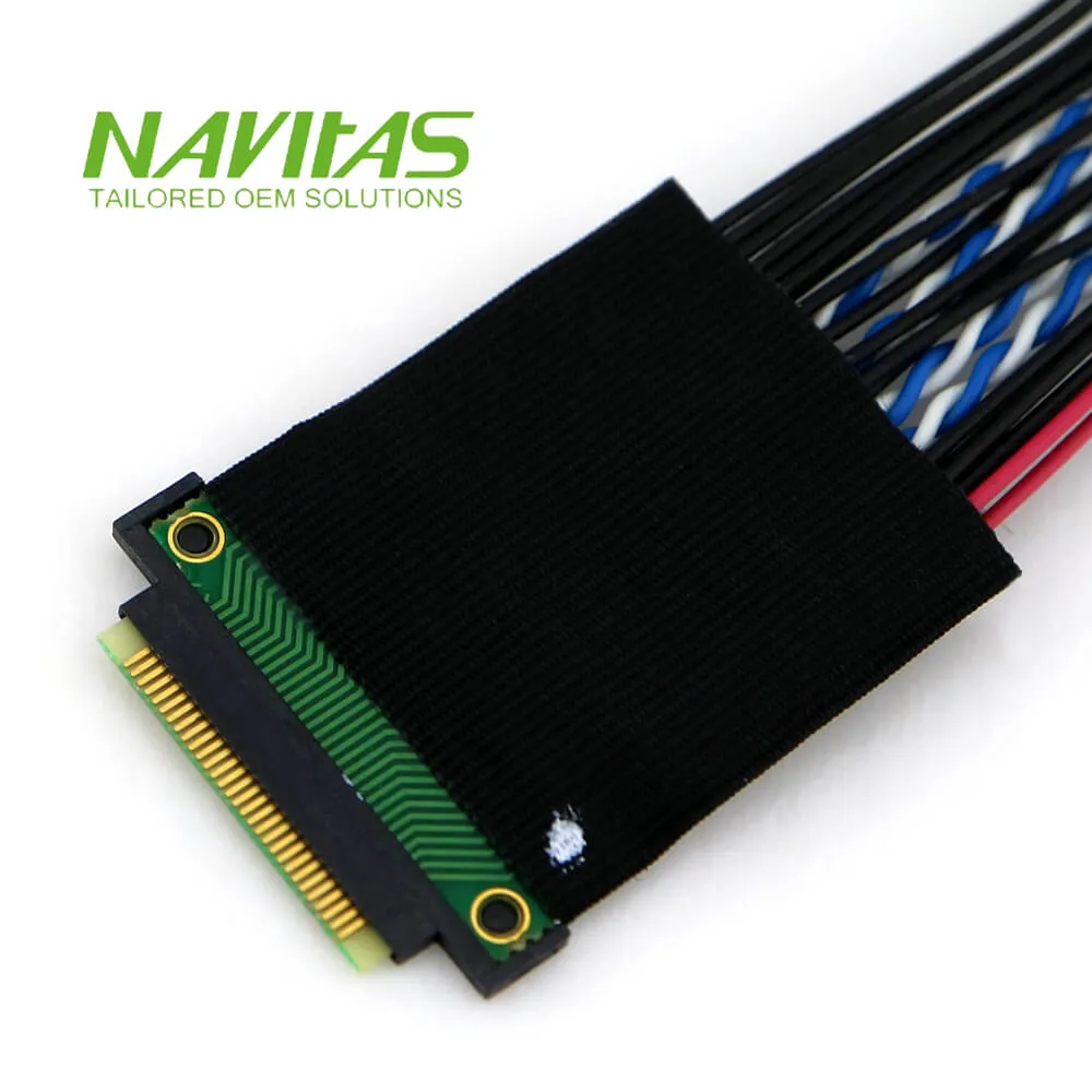 Hirose DF19 30 pin LVDS cable assembly