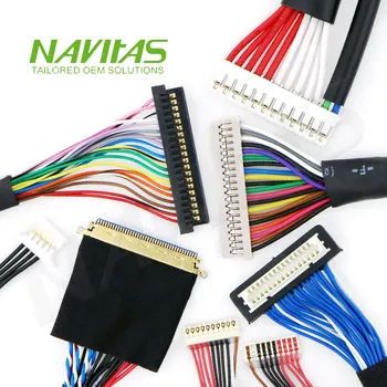 LVDS cable assemblies for industrial display and embedded applications