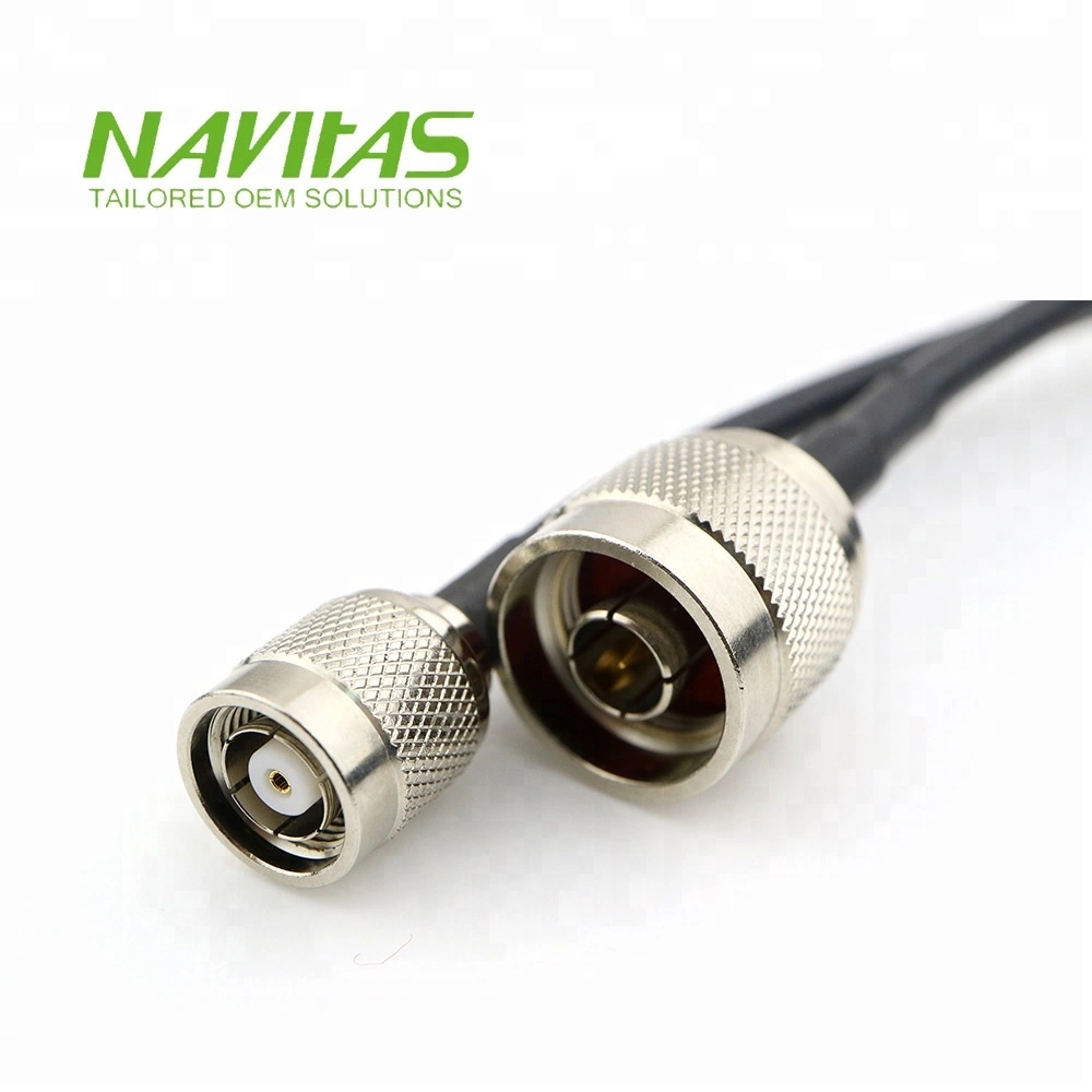 N Type RF Coaxial Cable Assembly for Industrial Automation and Base Station Applications