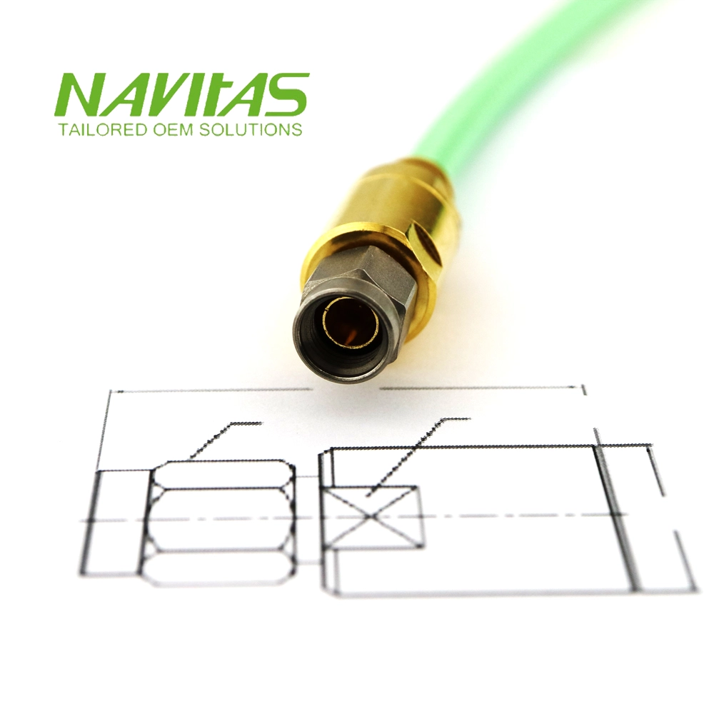 Custom SMA Male RF Coaxial Cable Assembly with RG316 Cable for Wireless Communication